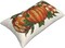 2 Orange PumpkinThrow Pillow Covers Outdoor Decor (Three Orange Pumpkin)